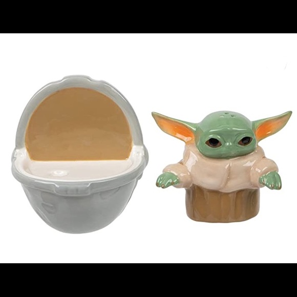Star Wars Dining Baby Yoda Stackable Salt Pepper Shakers Poshmark